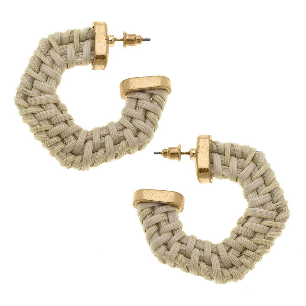 Natural Rattan Hoops